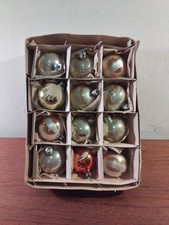 VINTAGE OLD GLASS CHRISTMAS