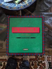 Vintage Scrabble Deluxe Board Game With Electronic Timer LOVELY CONDITION
