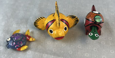 Vintage Wooden Nodder Fish &
