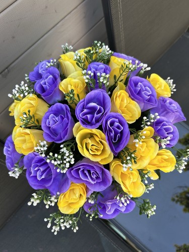 Yellow lilac artificial - artificial, grave