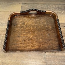 Antique Wooden Crumb Tray