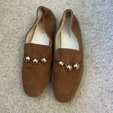 Vagabond Tan Suede Loafer