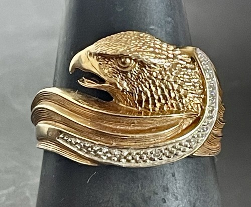 9ct 375 gold gents diamond - 375,
