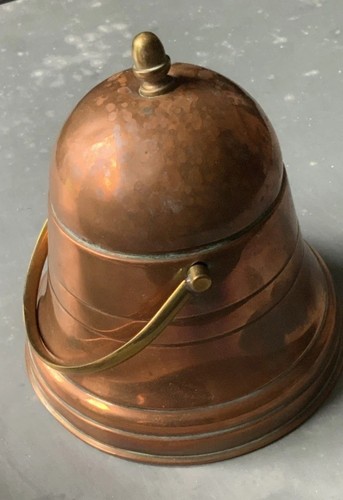 Vintage copper brass bell - &,