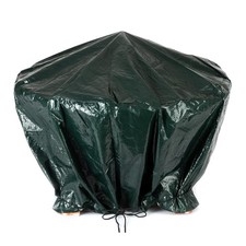 LIVIVO Heavy Duty Fire Pit Cover Round 84cm Waterproof BBQ Outdoor Protector