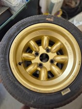 Revolution 8 Spoke Alloy Wheel 8x13 ET-0 Gold Group 4 Fitting 
