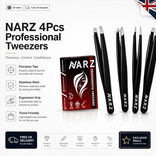 4pcs professional tweezer - 4pcs, for
