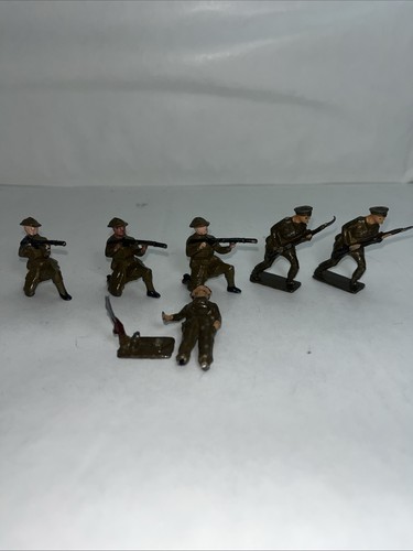 Vintage metal toy - toy, soldiers