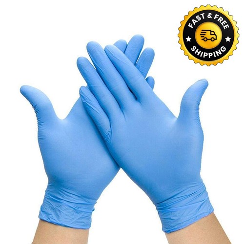 Nitrile gloves blue disposable - nitrile,