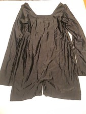 Ladies UK18 Asos Unitard Playsuit Glossy Black