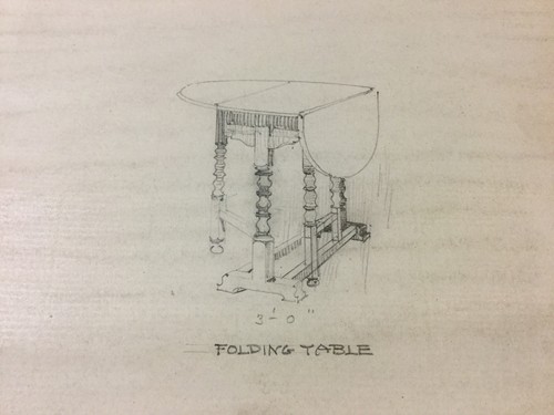 Vintage original drawing - -,