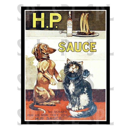Sauce metal sign - metal,