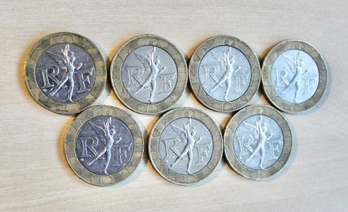 French coins pre - coins, euro