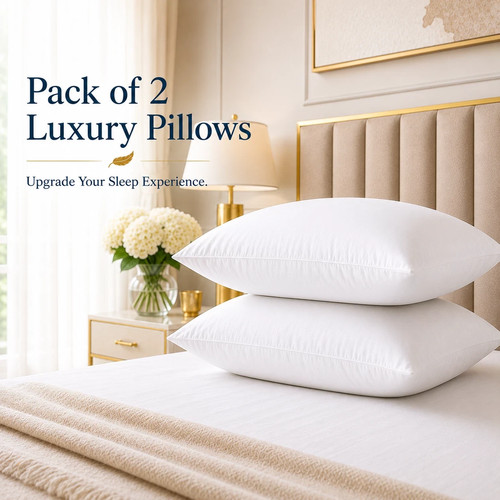 Extra filled pillows soft bed - pillows,