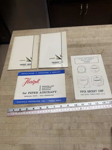 Vintage owner manual piper - vintage,