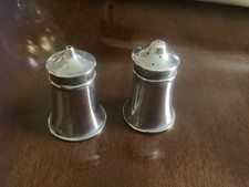 Solid Silver Small Salt & Pepper