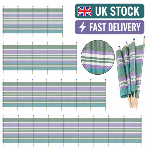 Pole beach windbreak - beach,