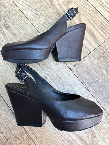 Ladies next brown leather peep - ladies,