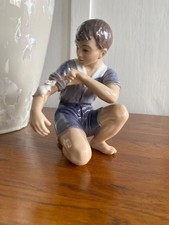  Dahl Jensen figurine, 1270 ‘Boy with Mouse’ for Royal Copenhagen 