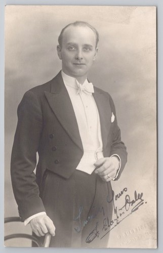Signed edwardian actor - signed,