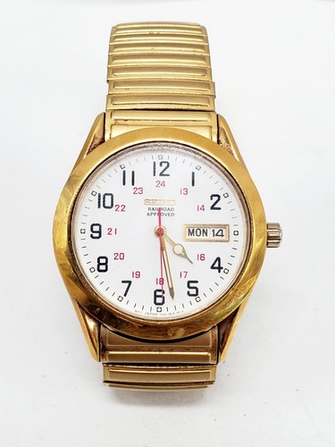 Vintage gold seiko railroad - vintage,