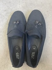 ZARA Mens Black Tassel Loafers