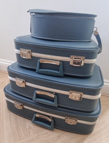 Vintage retro blue hard - retro,
