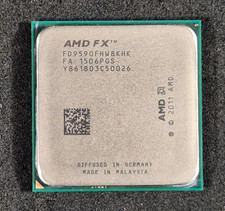 AMD FX-9590 Black Edition 8 Core 4.70GHz Turbo 5.0GHz AM3+ CPU - Fully Working