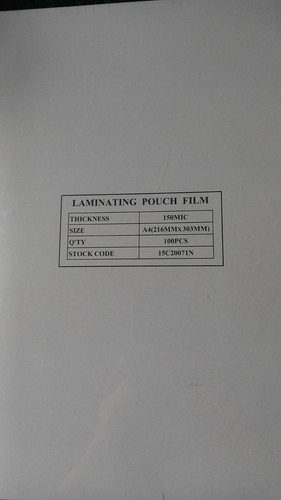 Laminating pouch film a4 - laminating,
