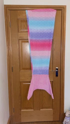 Multicoloured mermaid tail