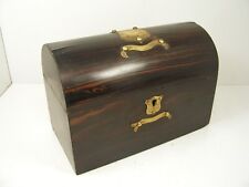ANTIQUE VICTORIAN COROMANDEL DOMED TOP TRINKET JEWELLERY BOX