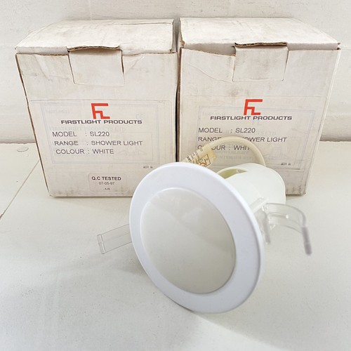 Shower light joblot white - shower,