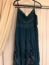 Karen Millen Gold/Green Flapper Beaded Sequinned Party Dress UK 14