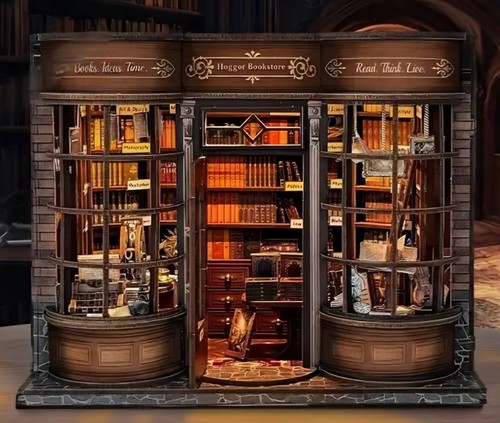 Book nook kit - nook, 3d