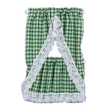 Dolls house green beige - house,