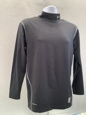 Nike Pro Combat Compression Men's Dri-FIT Fitness Mock-Neck Long/S Top  XL Black