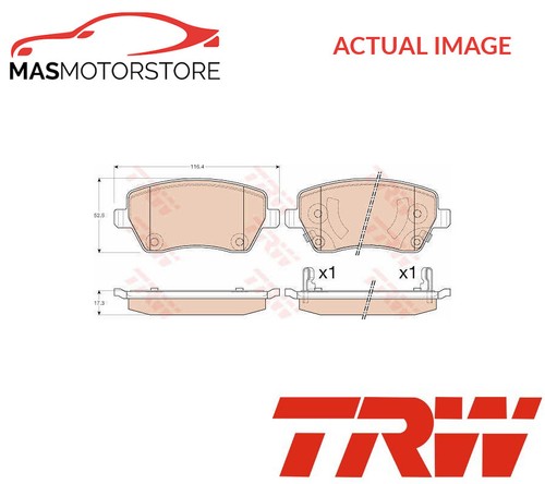 Brake pads set - braking, pad
