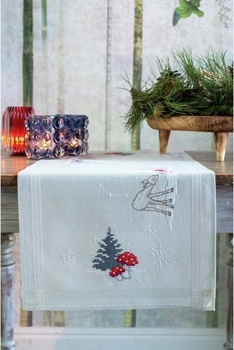 Vervaco embroidery kit table - vervaco, kit:
