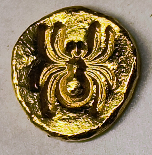 Gram solid 24ct gold - gram, spider
