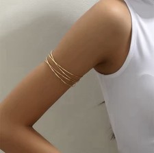 Gold Arm Cuff Jewelry Arm