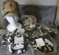 x2 Adjustable Camouflage Baseball Cap, x6 camouflage Bucket Hats.