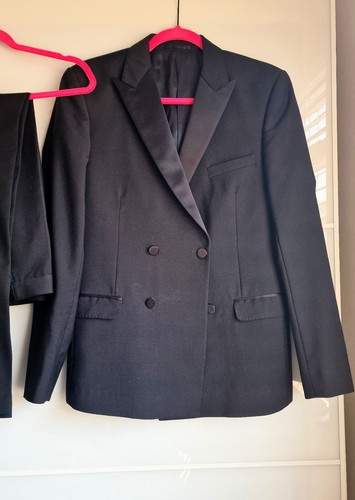 Luxury black wool mohair - black, &
