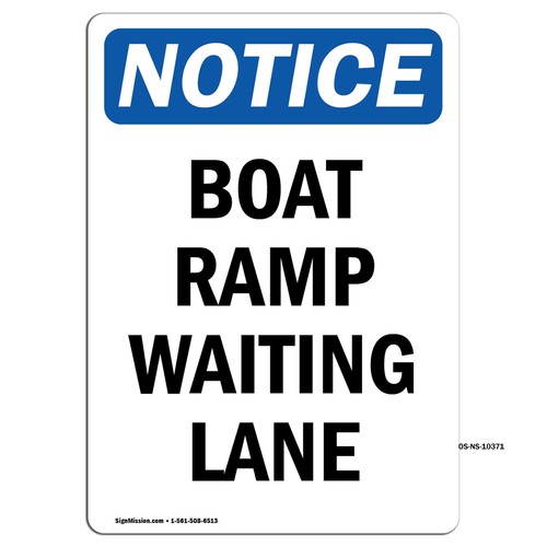 Boat ramp waiting lane osha - waiting,