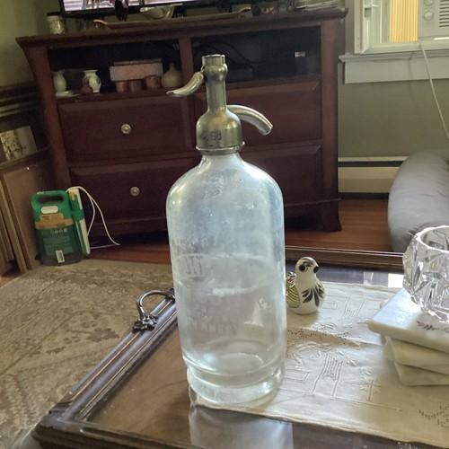 Antique seltzer bottle jersey - bottle,