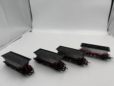 HORNBY 4X HAA MGR COAL HOPPER WAGONS WITH COAL LOADS