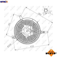 FAN ENGINE COOLING 47572 FOR