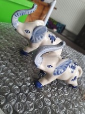 Pair Of Vintage Delft Style