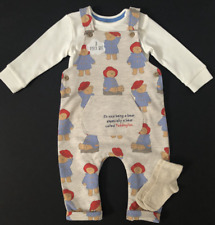 Baby Unisex Paddington Bear Dungarees Please Read Description