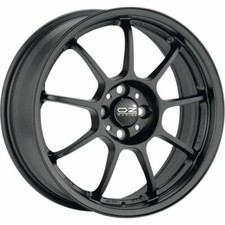 OZ RACING ALLEGGERITA HLT 4F MATT GRAPHITE SILVER ALLOY WHEEL 16X7 ET37 4X100