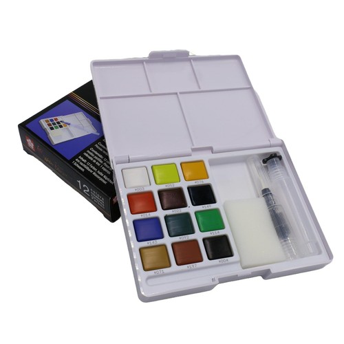 Koi water colors sketch box - colors,